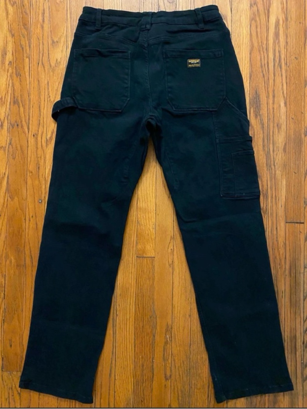 Caterpillar Workwear Painter Pants Black Double-Front Carpenter Utility 32x34